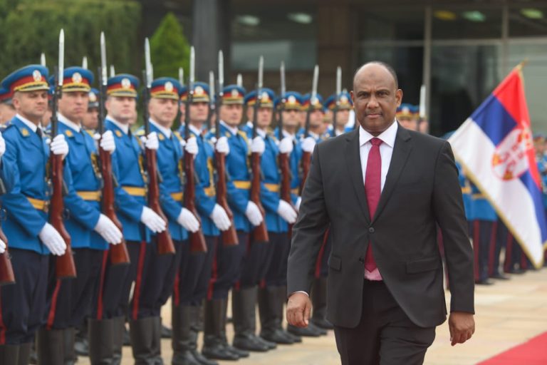 BALOZI MBAROUK AWASILISHA HATI ZA UTAMBULISHO KWA RAIS WA SERBIA