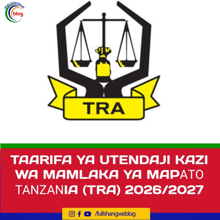 TAARIFA YA UTENDAJI KAZI WA MAMLAKA YA MAPΑΤΟ ΤΑΝΖΑΝIA (TRA) 2026/2027
