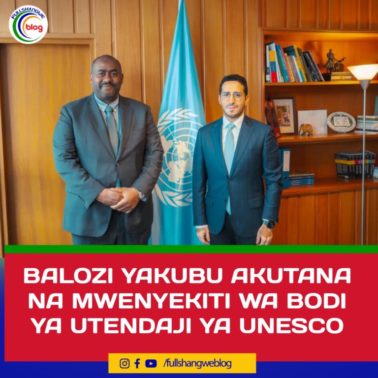 BALOZI YAKUBU AKUTANA NA MWENYEKITI WA BODI YA UTENDAJI YA UNESCO