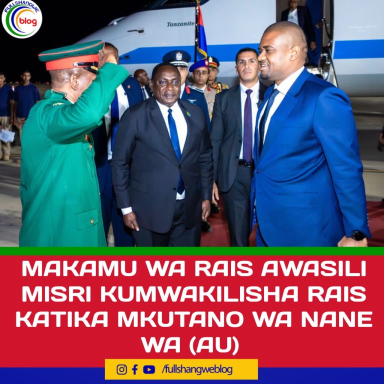 MAKAMU WA RAIS AWASILI MISRI KUMWAKILISHA RAIS KATIKA MKUTANO WA NANE (AU)