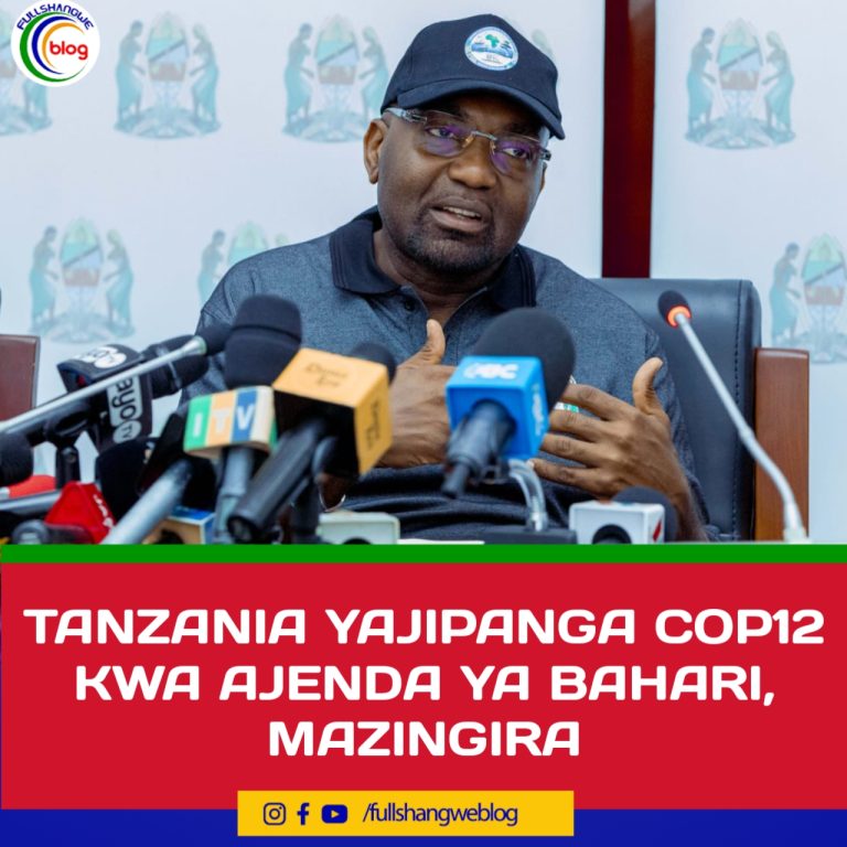 TANZANIA YAJIPANGA COP12 KWA AJENDA YA BAHARI, MAZINGIRA