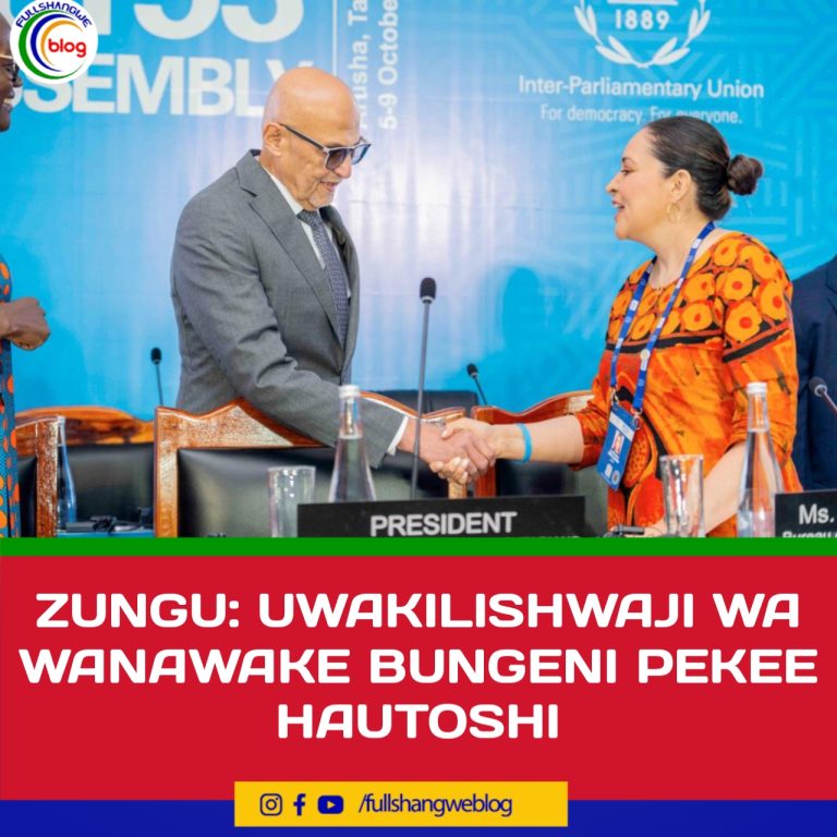 ZUNGU: UWAKILISHWAJI WA WANAWAKE BUNGENI PEKEE HAUTOSHI