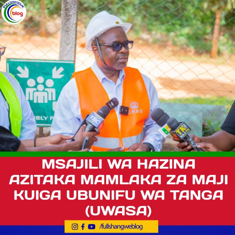 MSAJILI WA HAZINA ALITAKA MAMLAKA ZA MAJI KUIGA UBUNIFU WA TANGA (USAWA) 