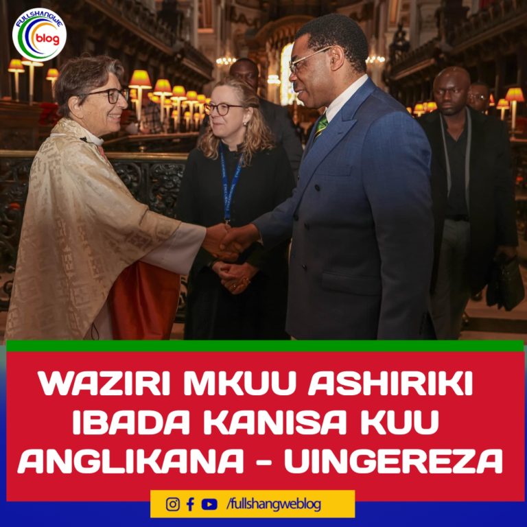 WAZIRI MKUU ASHIRIKI IBADA KANISA KUU ANGLIKANA – UINGEREZA