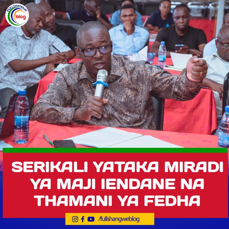SERIKALI YATAKA MIRADI YA MAJI IENDANE NA THAMANI YA FEDHA