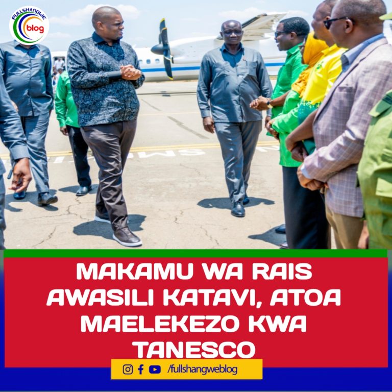 MAKAMU WA RAIS AWABANA WAKANDARASI KATAVI, ATOA KIKOMO CHA DESEMBA KWA MRADI WA UMEME MPANDA