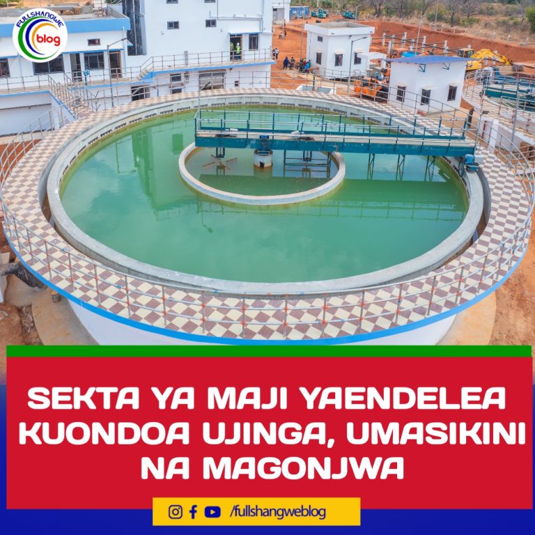 SEKTA YA MAJI YAENDELEA KUONDOA UJINGA, UMASIKINI NA MAGONJWA