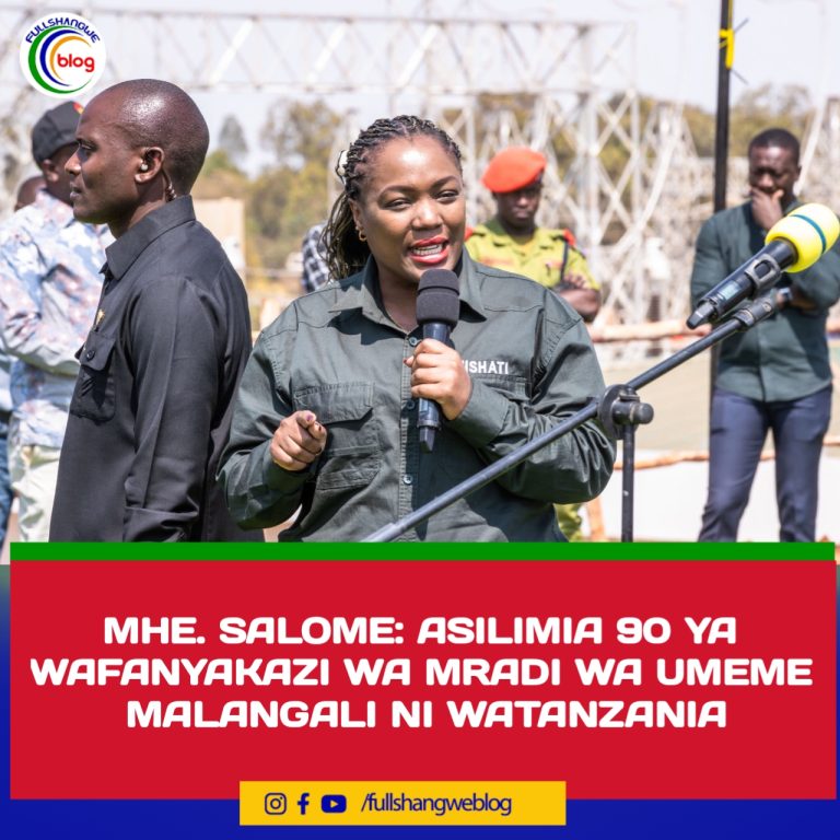 MHE. SALOME: ASILIMIA 90 YA WAFANYAKAZI WA MRADI WA UMEME MALANGALI NI WATANZANIA