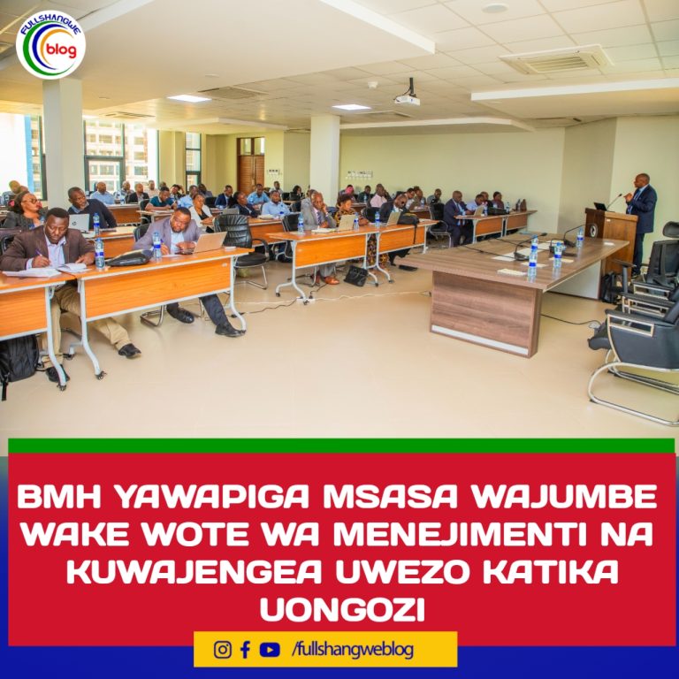 BMH YAWAPIGA MSASA WAJUMBE WAKE WOTE WA MENEJIMENTI NA KUWAJENGEA UWEZO KATIKA UONGOZI