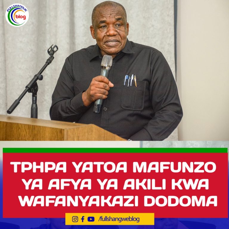 TPHPA YATOA MAFUNZO YA AFYA YA AKILI KWA WAFANYAKAZI DODOMA