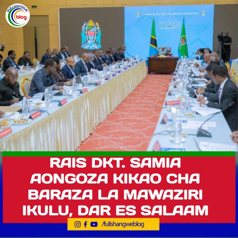 RAIS DKT. SAMIA AONGOZA KIKAO CHA BARAZA LA MAWAZIRI IKULU, DAR ES SALAAM