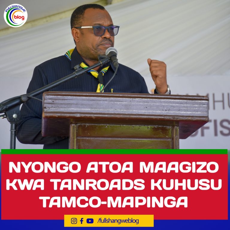 NYONGO ATOA MAAGIZO KWA TANROADS KUHUSU TAMCO–MAPINGA