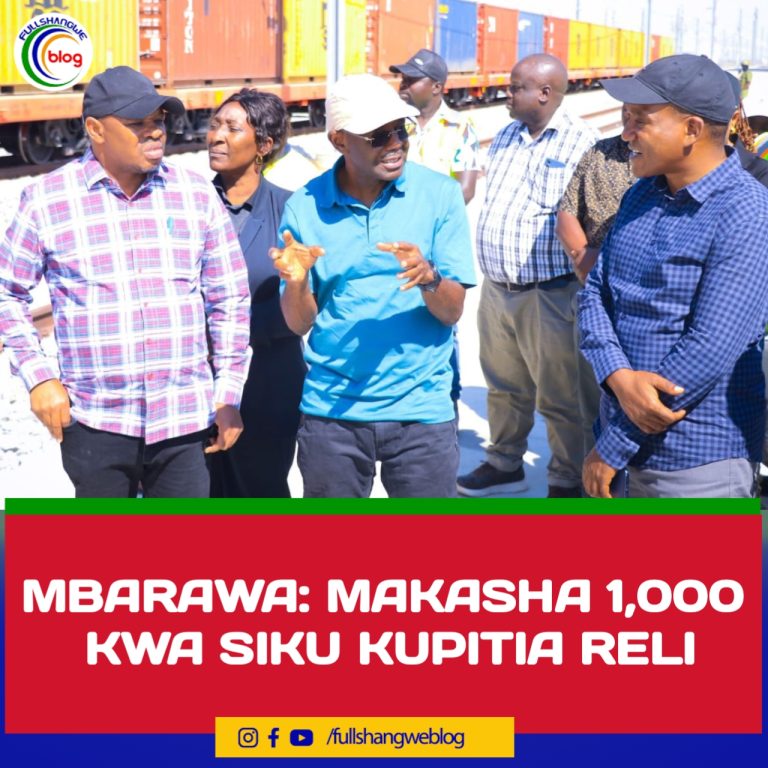 MBARAWA: MAKASHA 1,000 KWA SIKU KUPITIA RELI