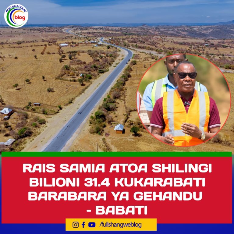 RAIS SAMIA ATOA SHILINGI BILIONI 31.4 KUKARABATI BARABARA YA GEHANDU – BABATI
