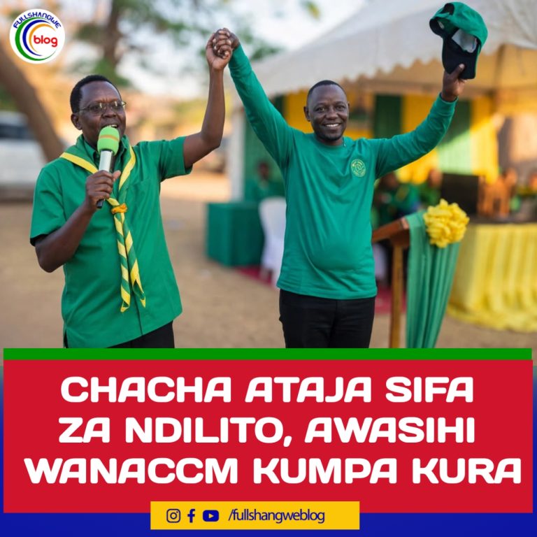CHACHA ATAJA SIFA ZA NDILITO, AWASIHI WANACCM KUMPA KURA