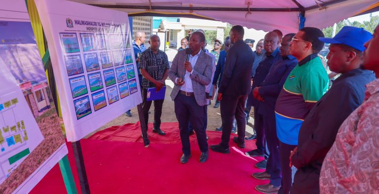 DKT. MWIGULU AKAGUA MRADI WA HOSPITALI YA WILAYA YA BUNDA