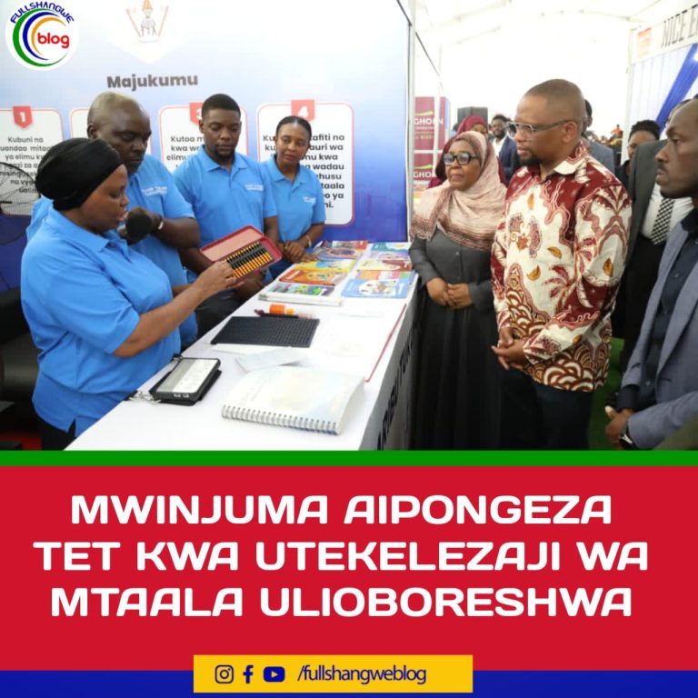 MWINJUMA AIPONGEZA TET KWA UTEKELEZAJI WA MTAALA ULIOBORESHWA