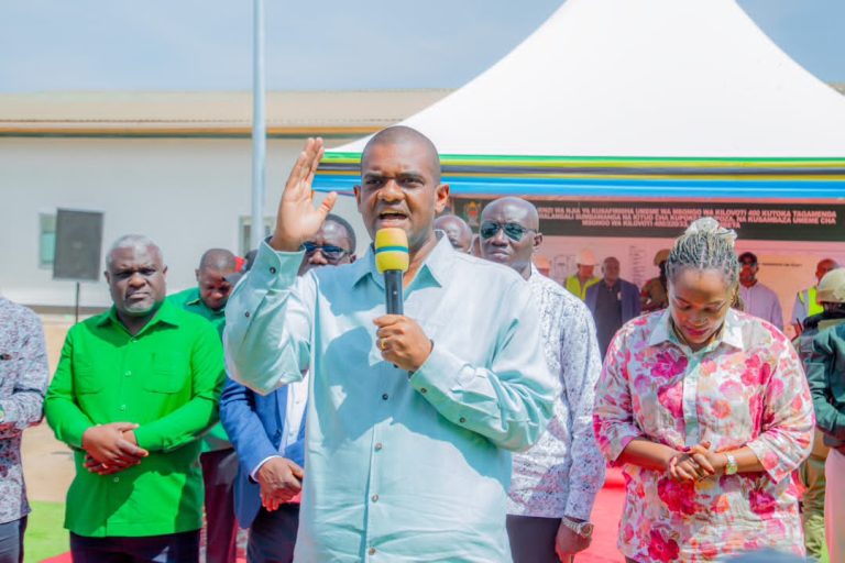 MHE. NDEJEMBI ARIDHISHWA NA MAENDELEO YA UJENZI WA KITUO CHA UMEME IGANJO, MBEYA