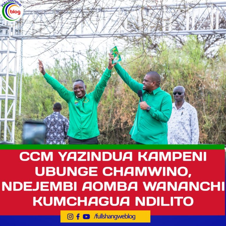 CCM YAZINDUA KAMPENI UBUNGE CHAMWINO, NDEJEMBI AOMBA WANANCHI KUMCHAGUA NDILITO