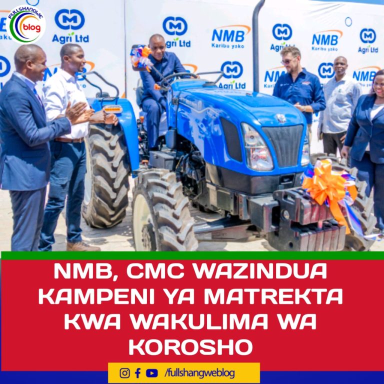 NMB, CMC WAZINDUA KAMPENI YA MATREKTA KWA WAKULIMA WA KOROSHO