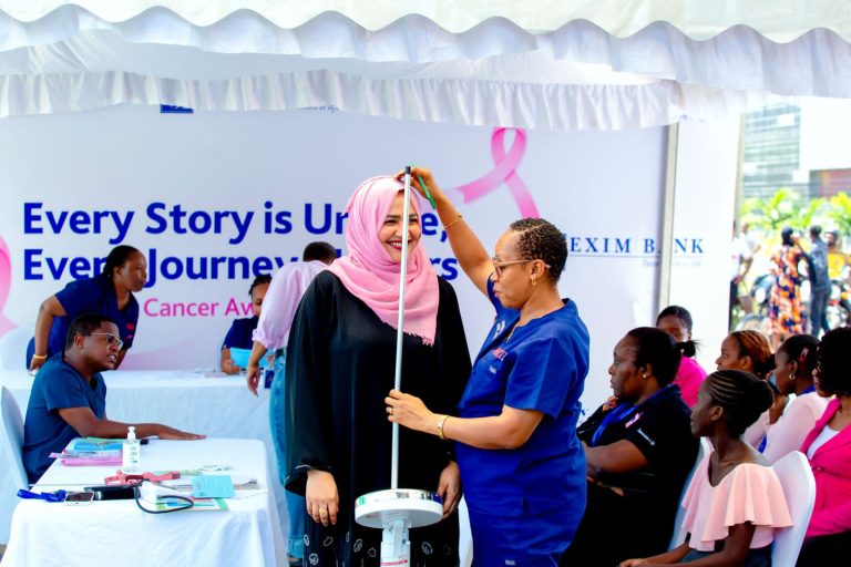 BENKI YA EXIM TANZANIA YATOA ELIMU NA HUDUMA ZA UCHUNGUZI WA SARATANI YA MATITI BILA MALIPO